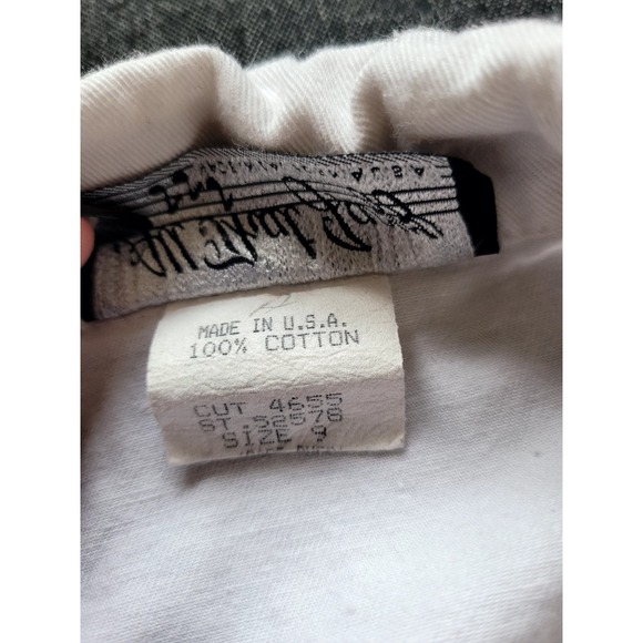 Vintage 80s All That Jazz‎ Midi Dress Tailored White Ruched Waist Button Up XS/S - Picture 9 of 16